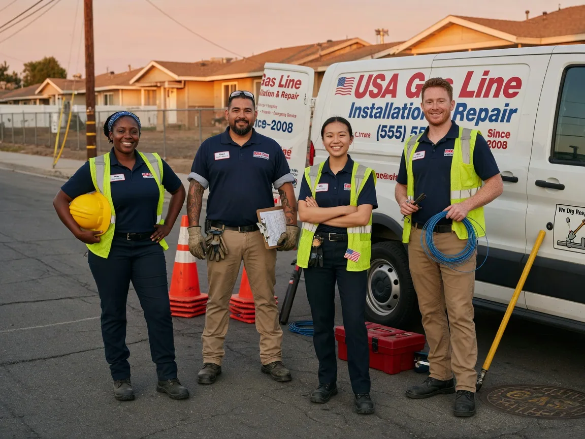 Gas Line Installation company in Orrum, NC